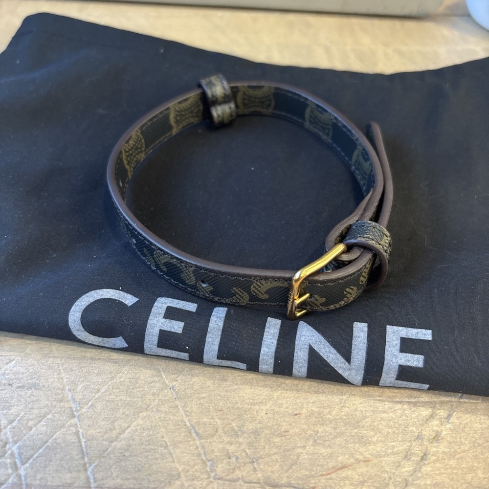 Celine Small Dog Collar Accessory Not Used 16"